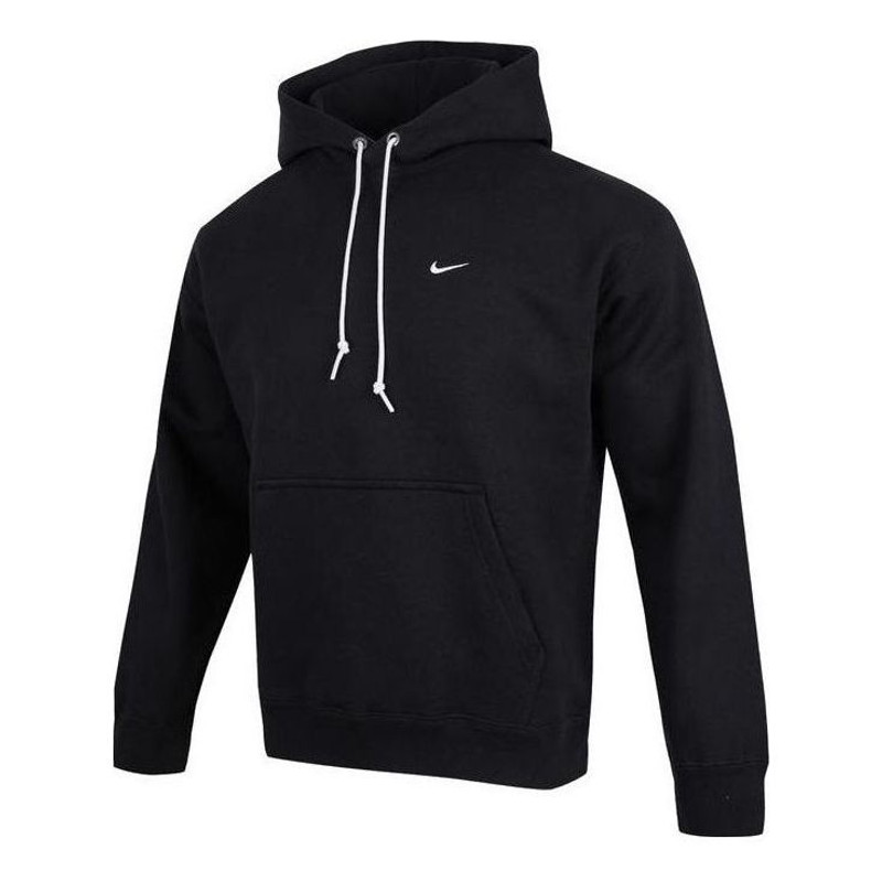 Nike Solo Swoosh Fleece Pullover Hoodie '블랙' DX1356-010 - 1