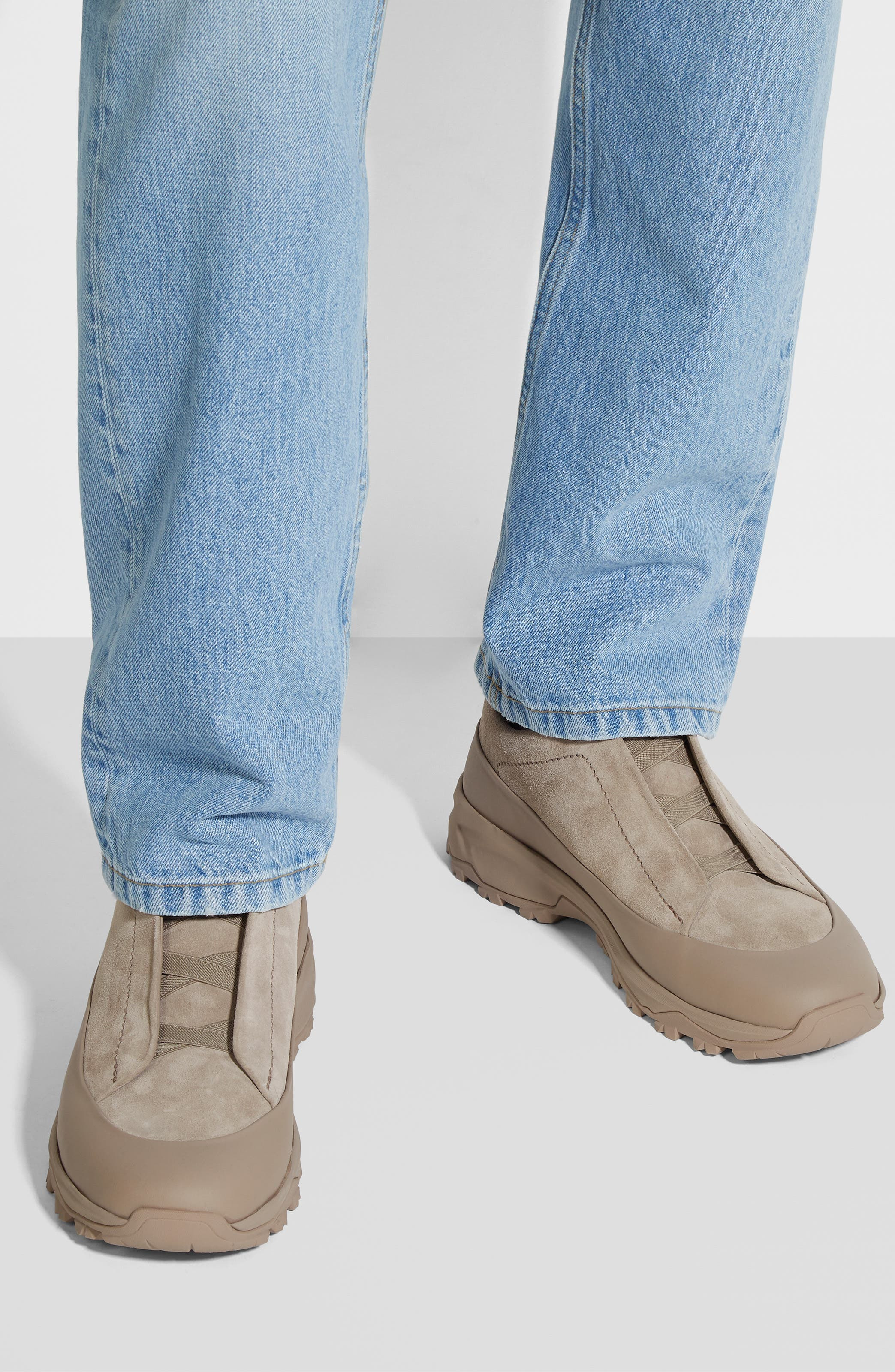 ZEGNA Triple Stitch™ Monte Sneaker in Light Taupe at Nordstrom - 2