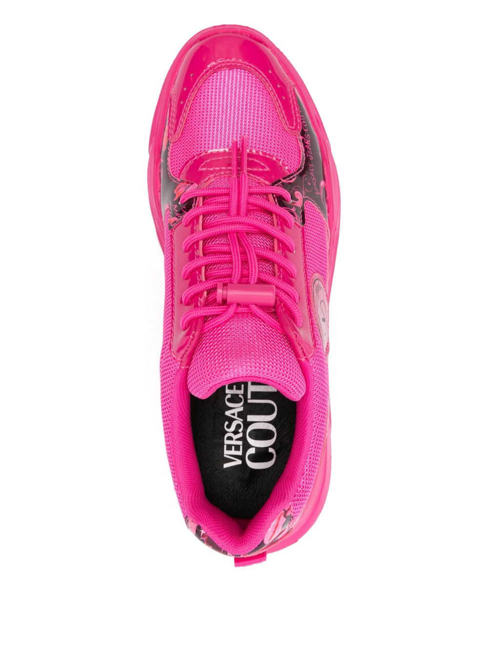 logo-patch chunky sneakers - 4