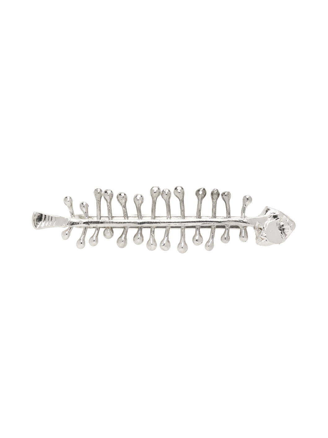 Silver 'The Skeleton of the Self Barrette' Hair Pin - 1