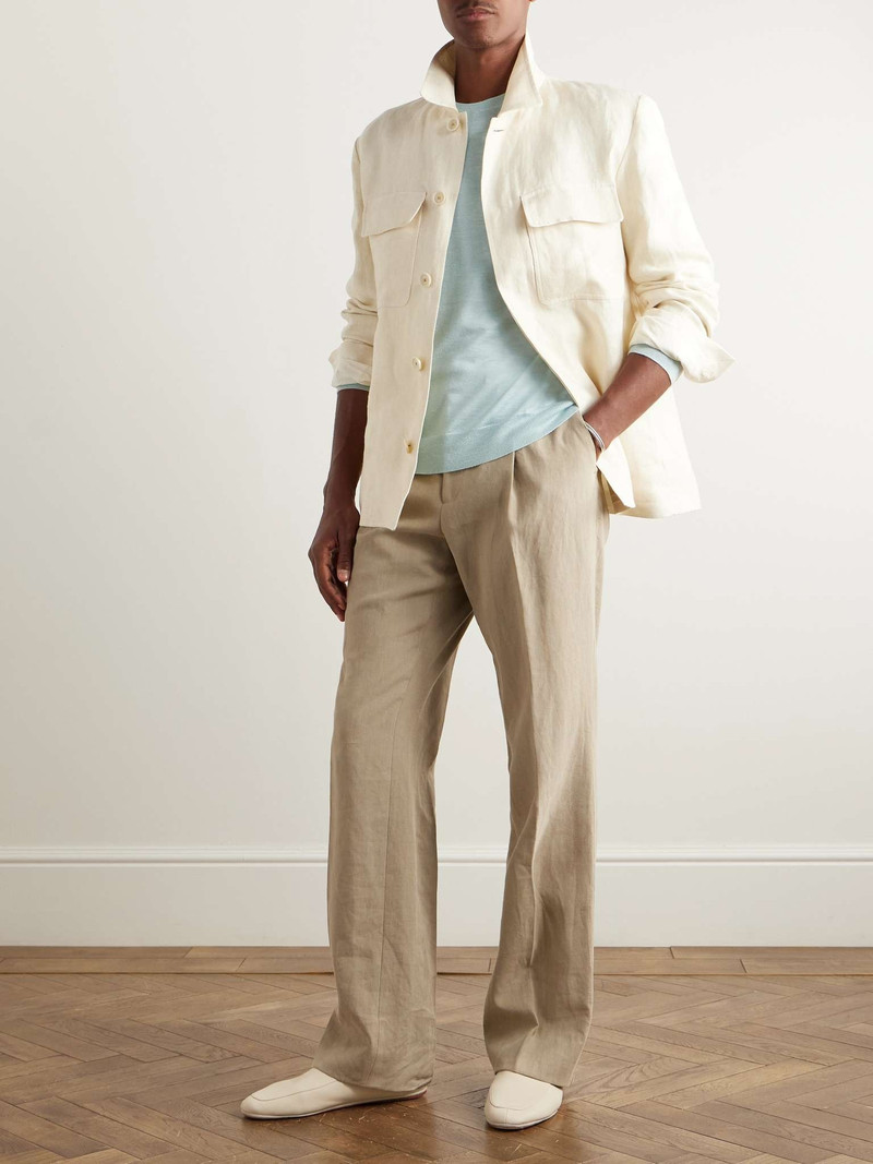 ZEGNA Mulberry Silk, Cashmere and Linen-Blend Sweater outlook