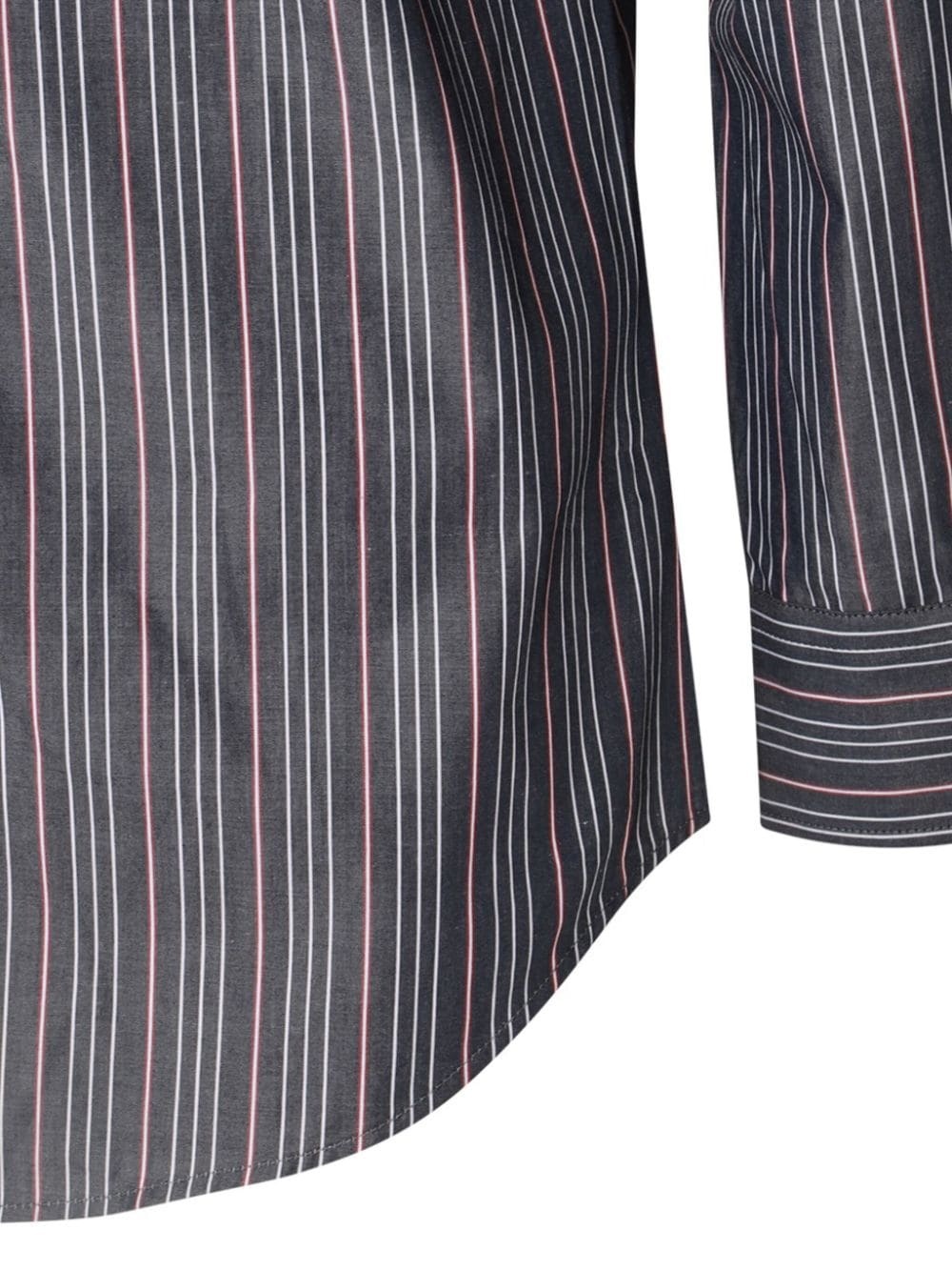 Orb-embroidered striped shirt - 4