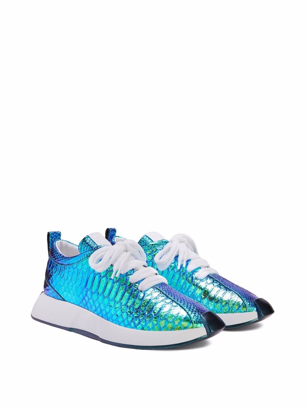 Ferox crocodile-effect sneakers - 2