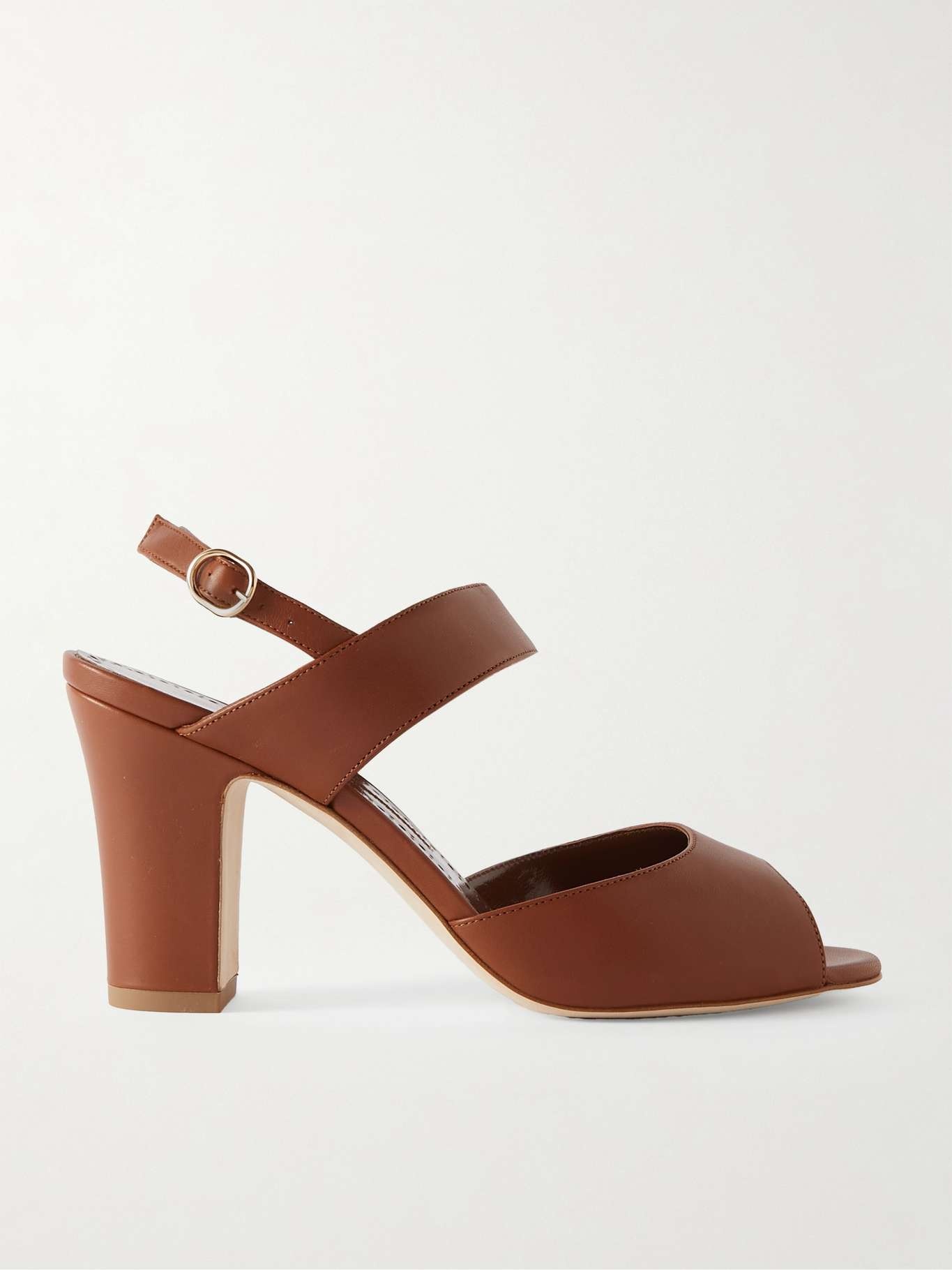 Khiko 90 leather slingback sandals - 1