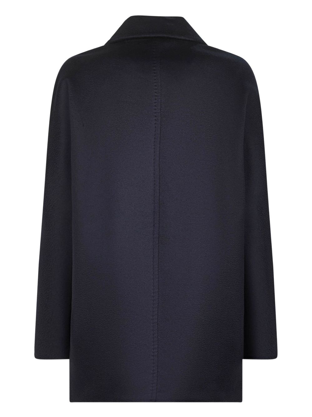 lapel-collar coat - 2