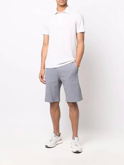 Brunello Cucinelli drawstring track shorts outlook