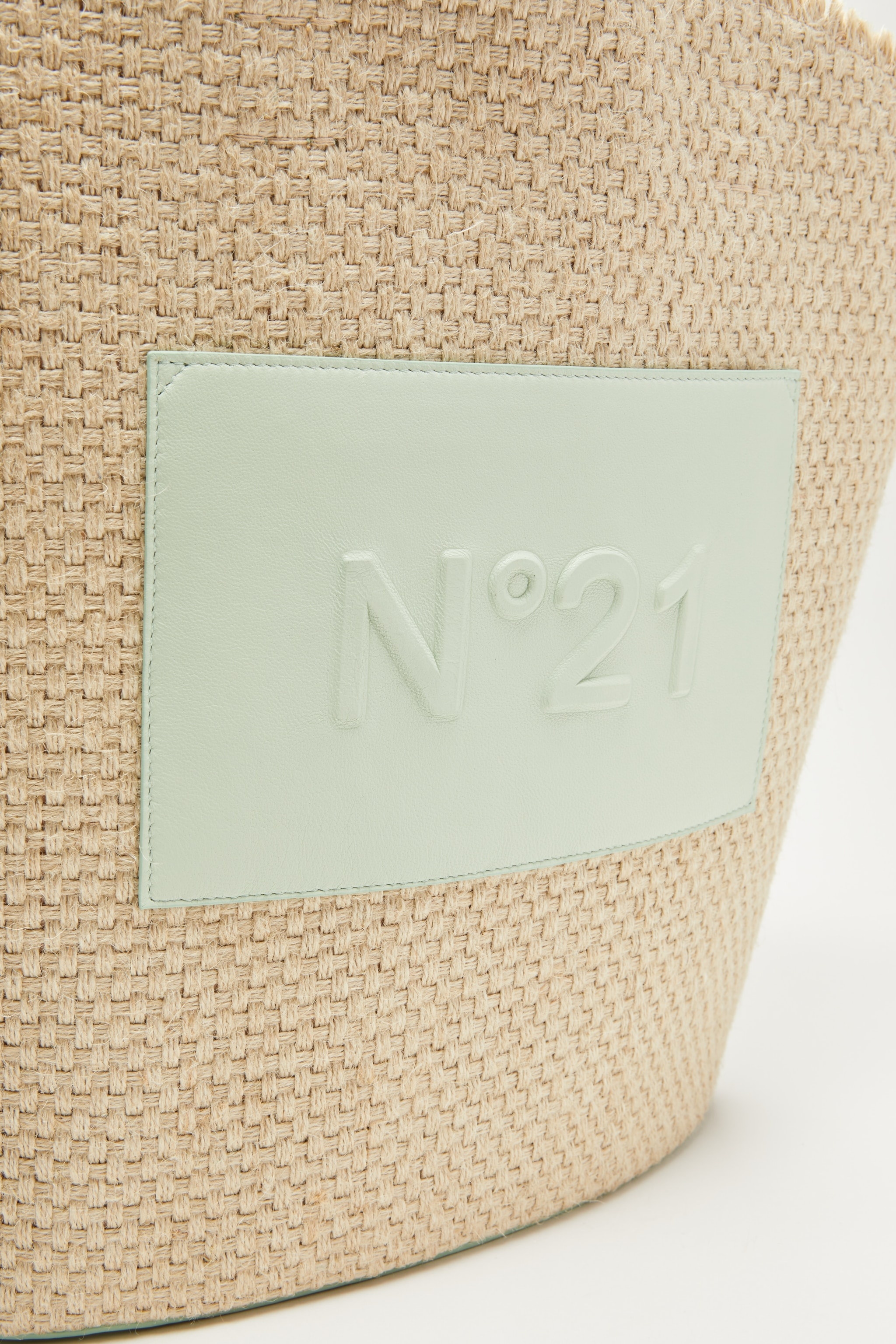 LOGO-EMBOSSED WOVEN SHOPPER - 5