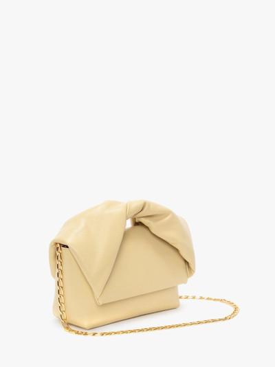 JW Anderson LARGE TWISTER - LEATHER TOP HANDLE BAG outlook