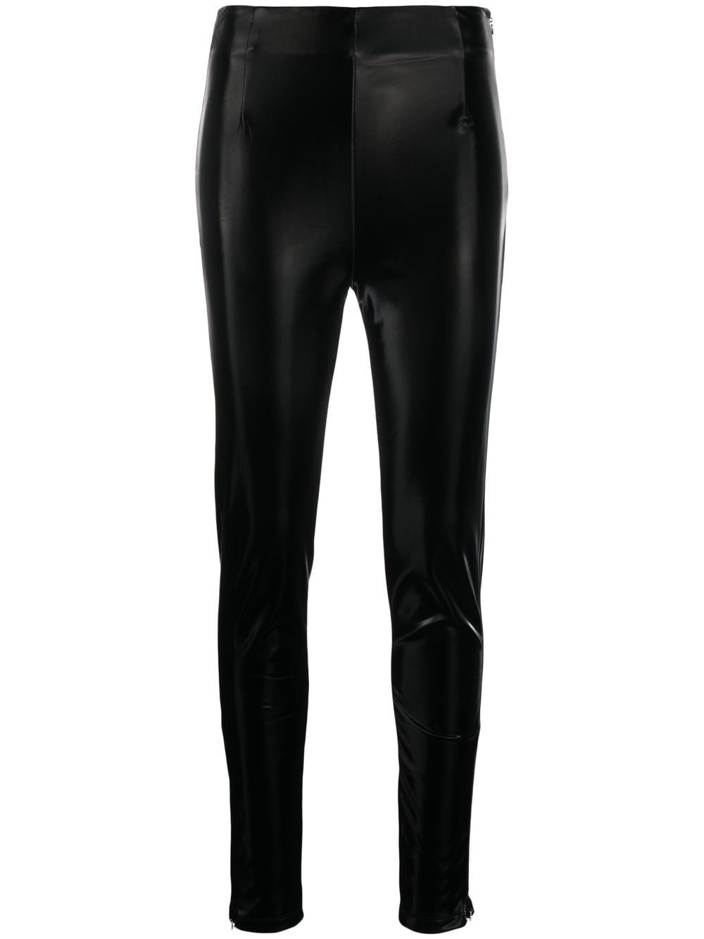 faux leather leggings - 1