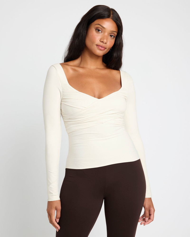 Stretch Nylon LYR Twist Top 1