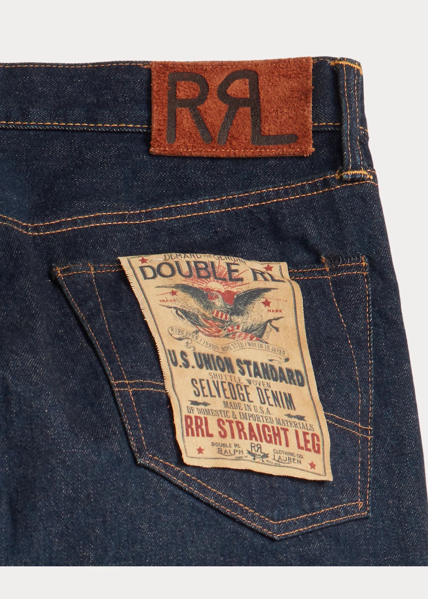 Straight Fit Once-Washed Selvedge Jean - 4