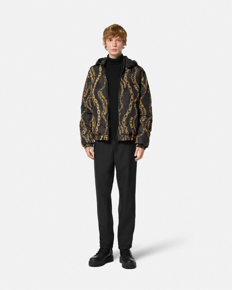 VERSACE JEANS COUTURE Chain Couture Reversible Puffer Jacket outlook