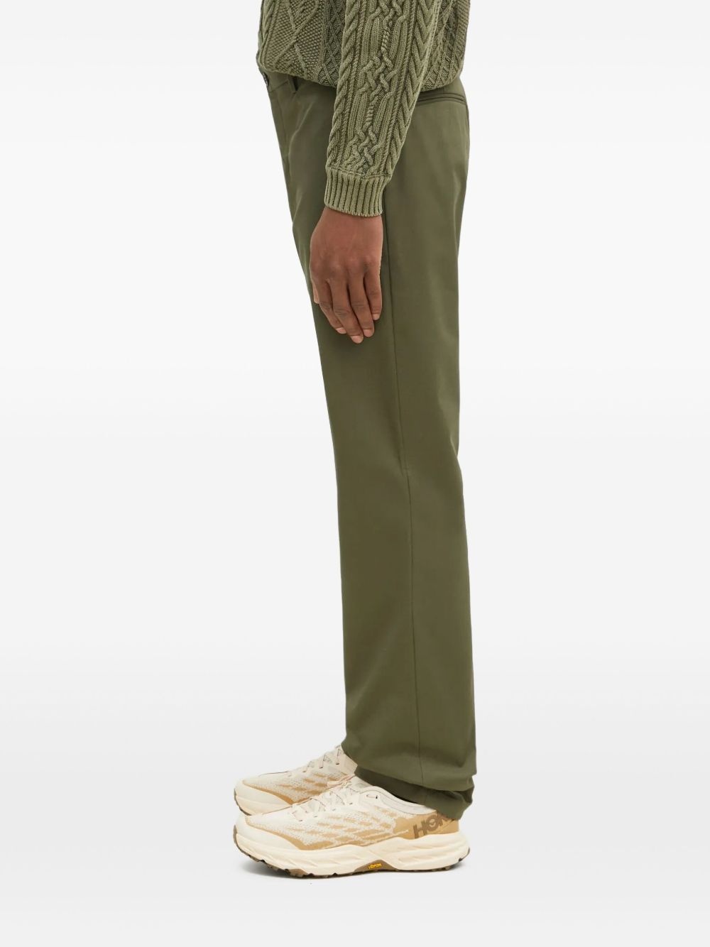 flat-front chinos - 2