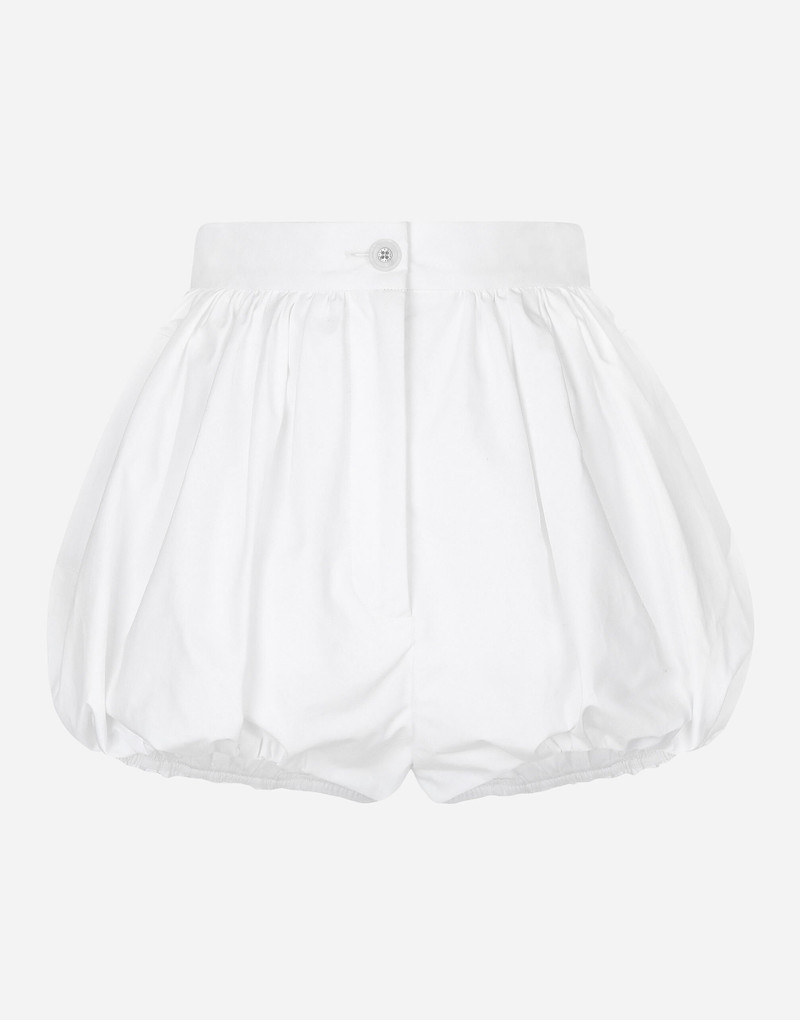 Cotton poplin balloon culottes - 1