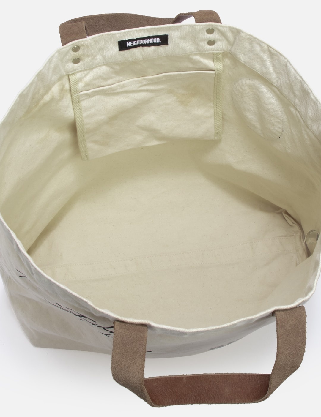 WASHED CANVAS TOTE BAG - 4