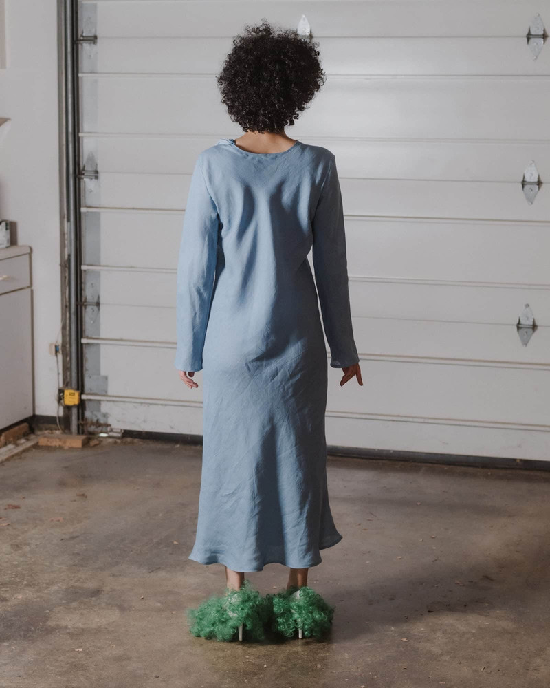 Dydine Long Sleeve Dress - Fine Linen 3