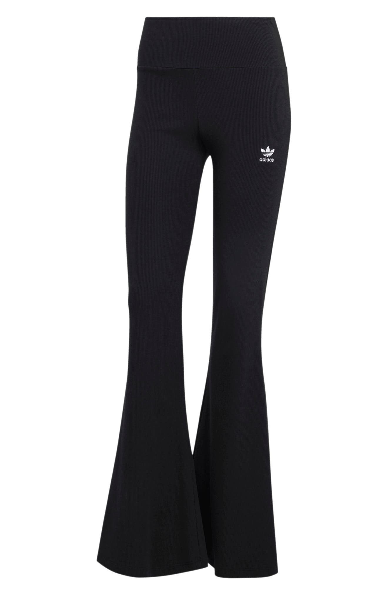 Trefoil Essentials Rib Flare Leggings - 4