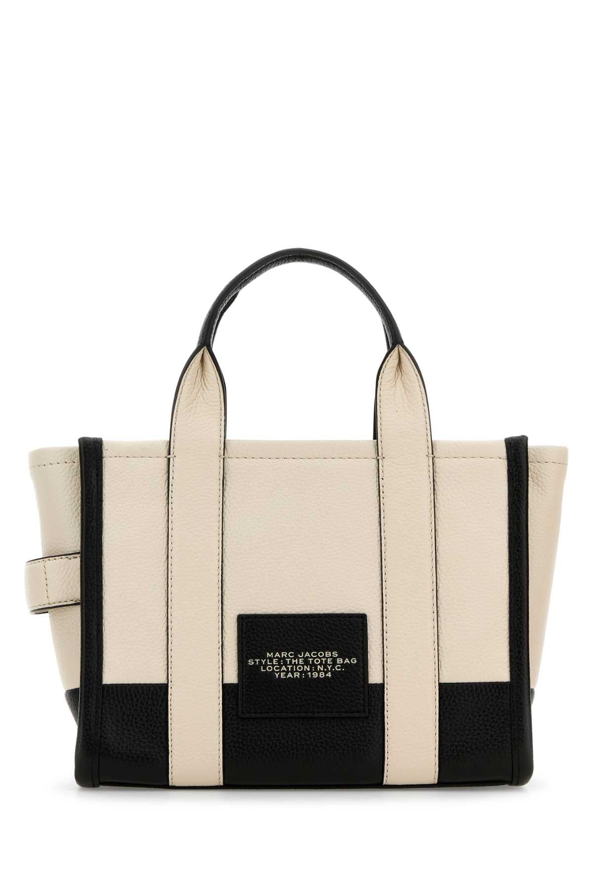 Marc Jacobs Women Two-Tone Leather Small The Tote Bag Handbag - 3