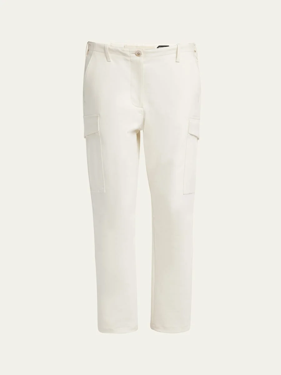 Straight-Leg Cargo Trousers - 1