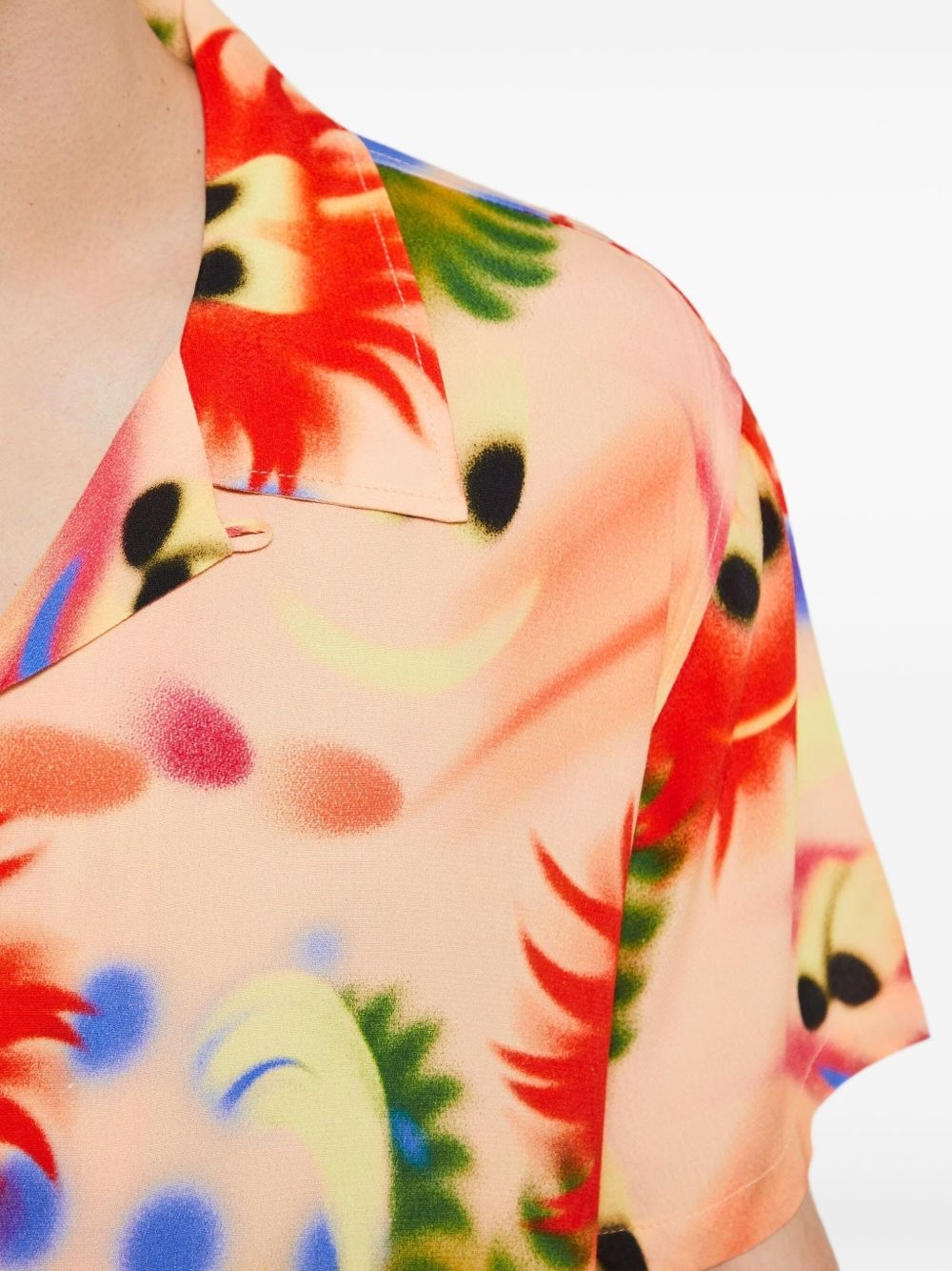 graphic-print shirt - 6