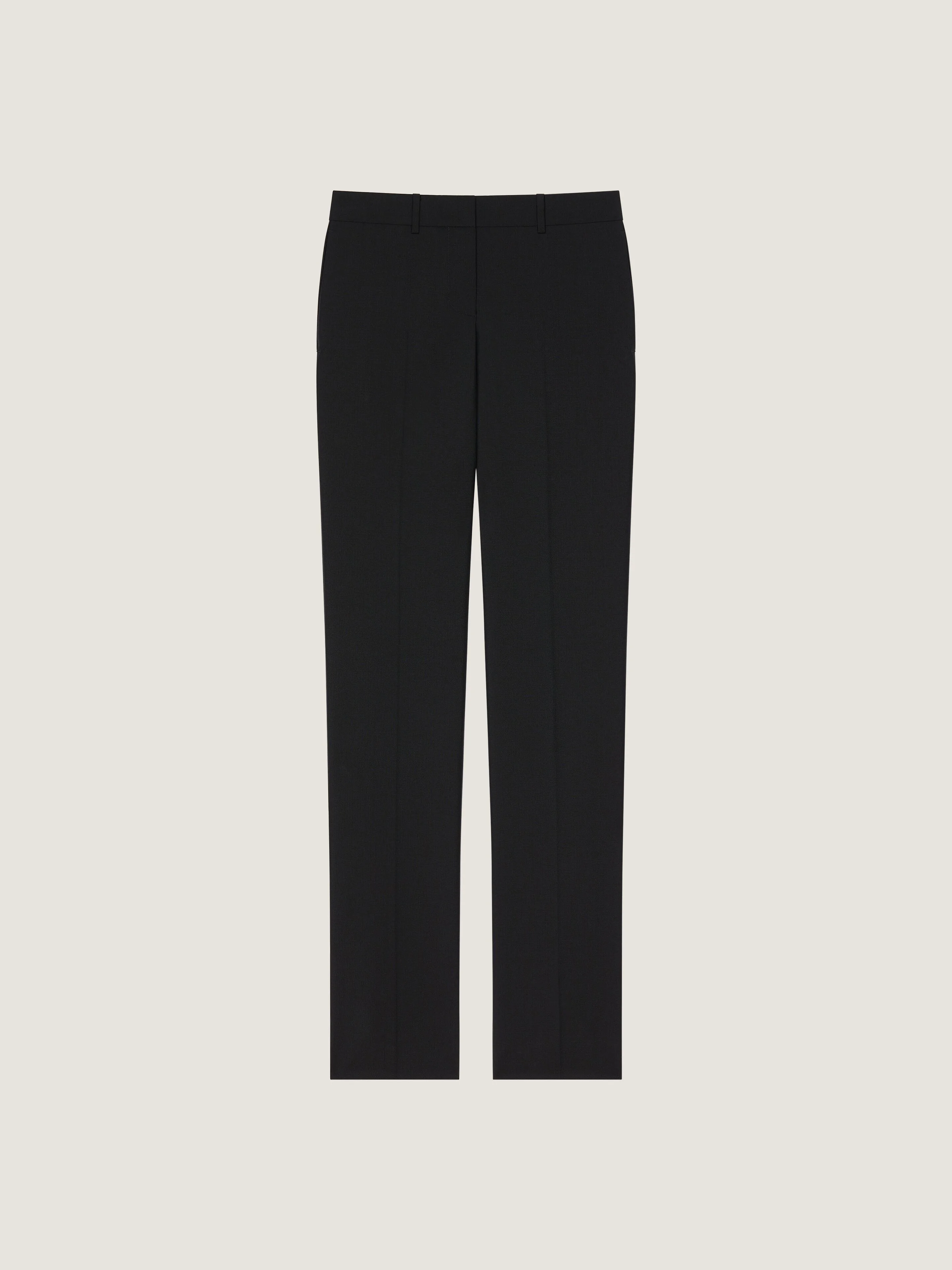 SKINNY PANTS IN WOOL AND MOHAIR - 1