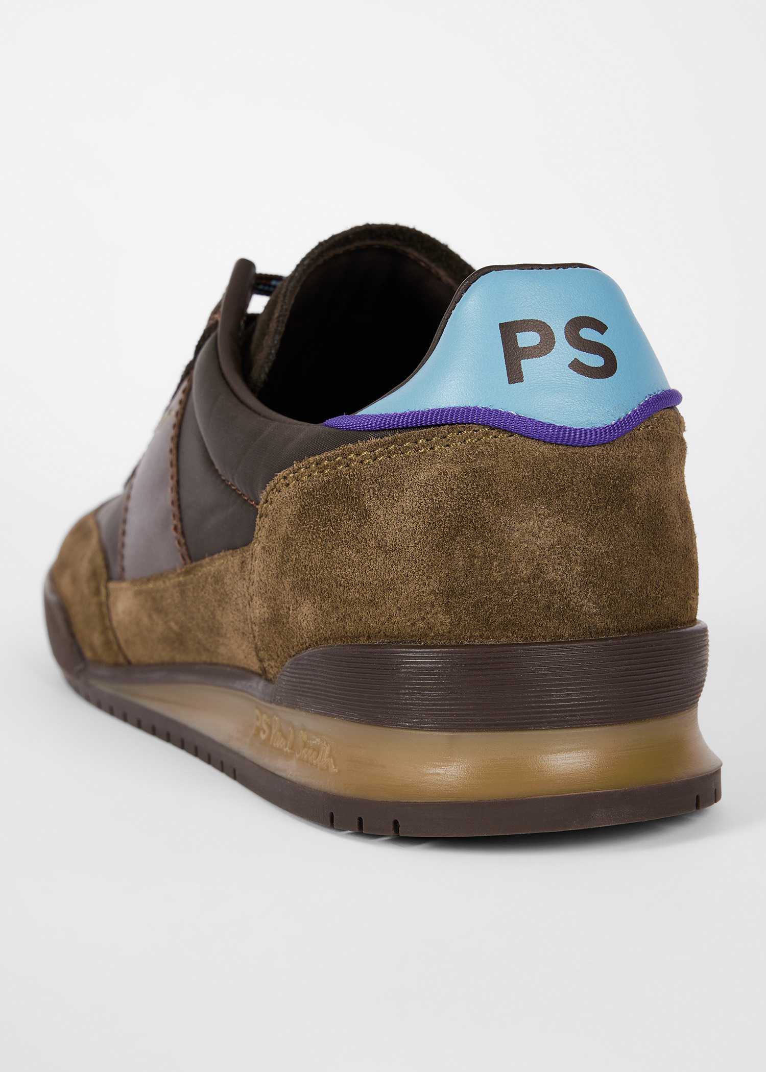 Khaki and Brown 'Dover' Trainers - 4