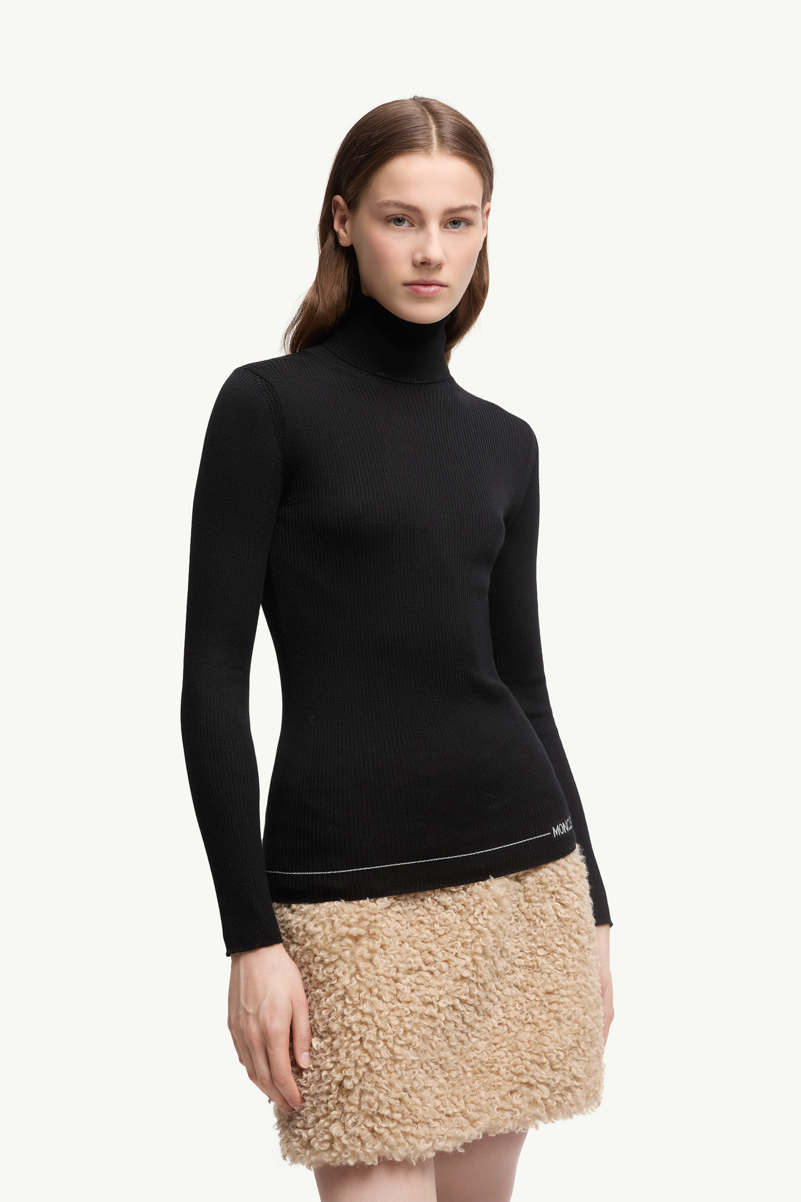 Logo Wool Turtleneck Sweater - 3