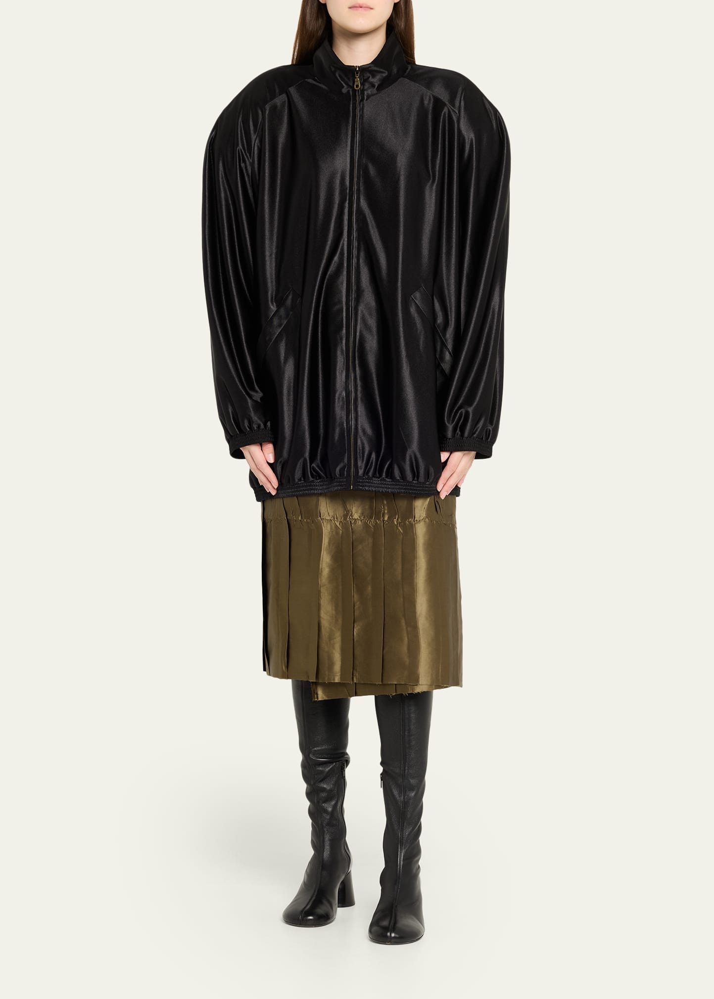 Shiny Tracksuit Jacket - 2