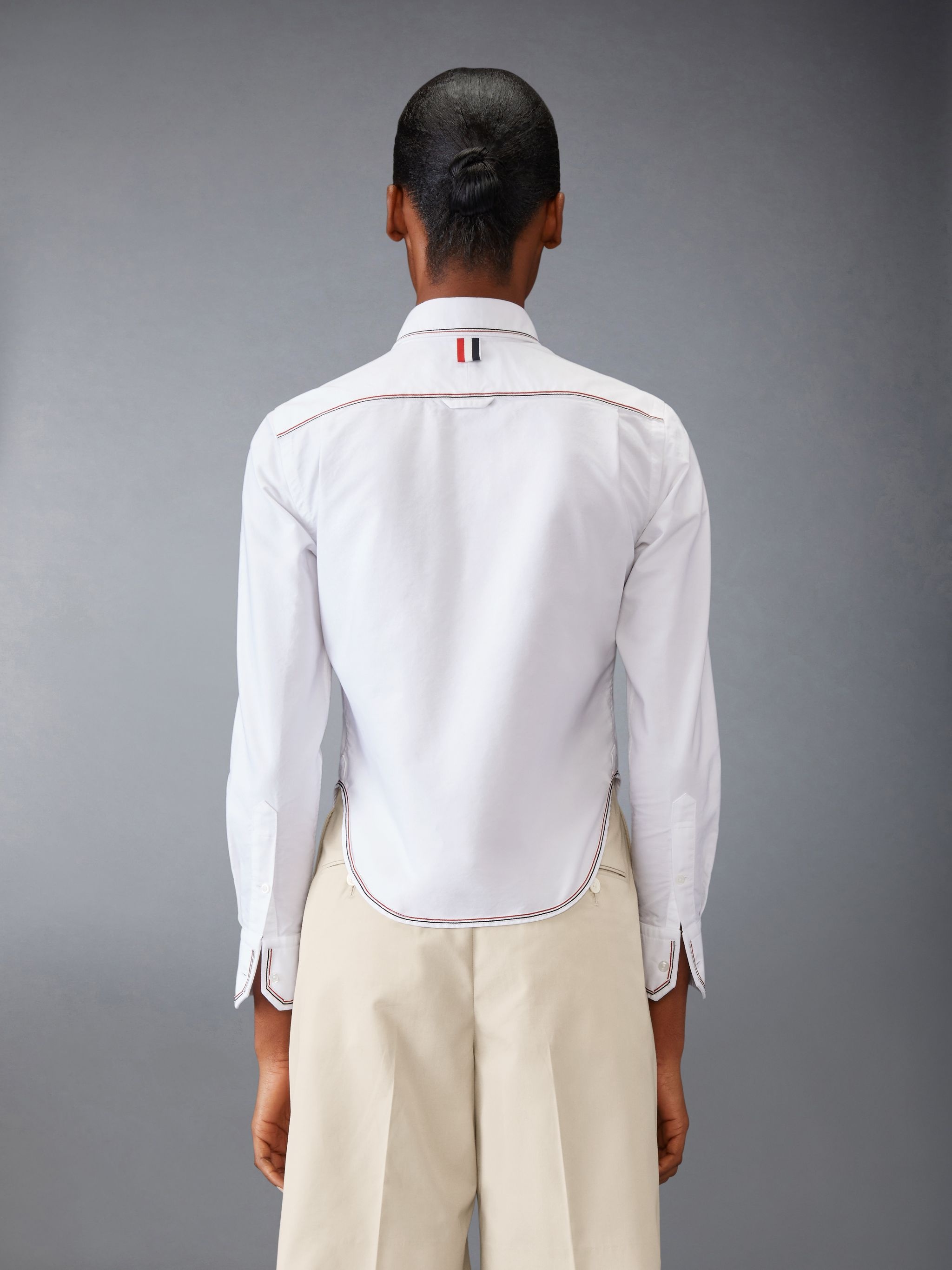 Classic Long Sleeve Cropped Shirt - 2