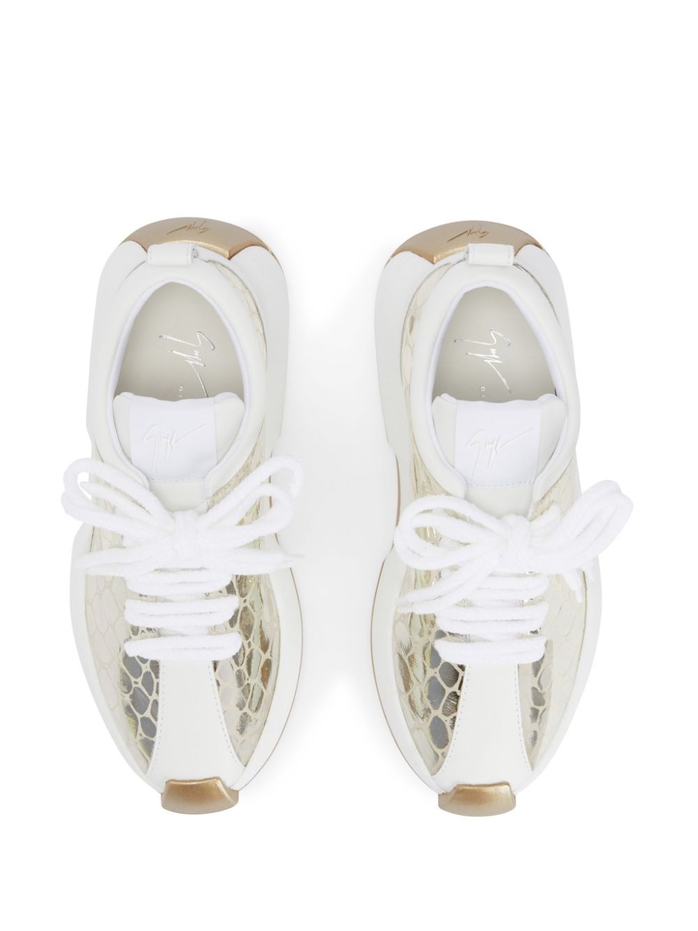Ferox crocodile-print sneakers - 4