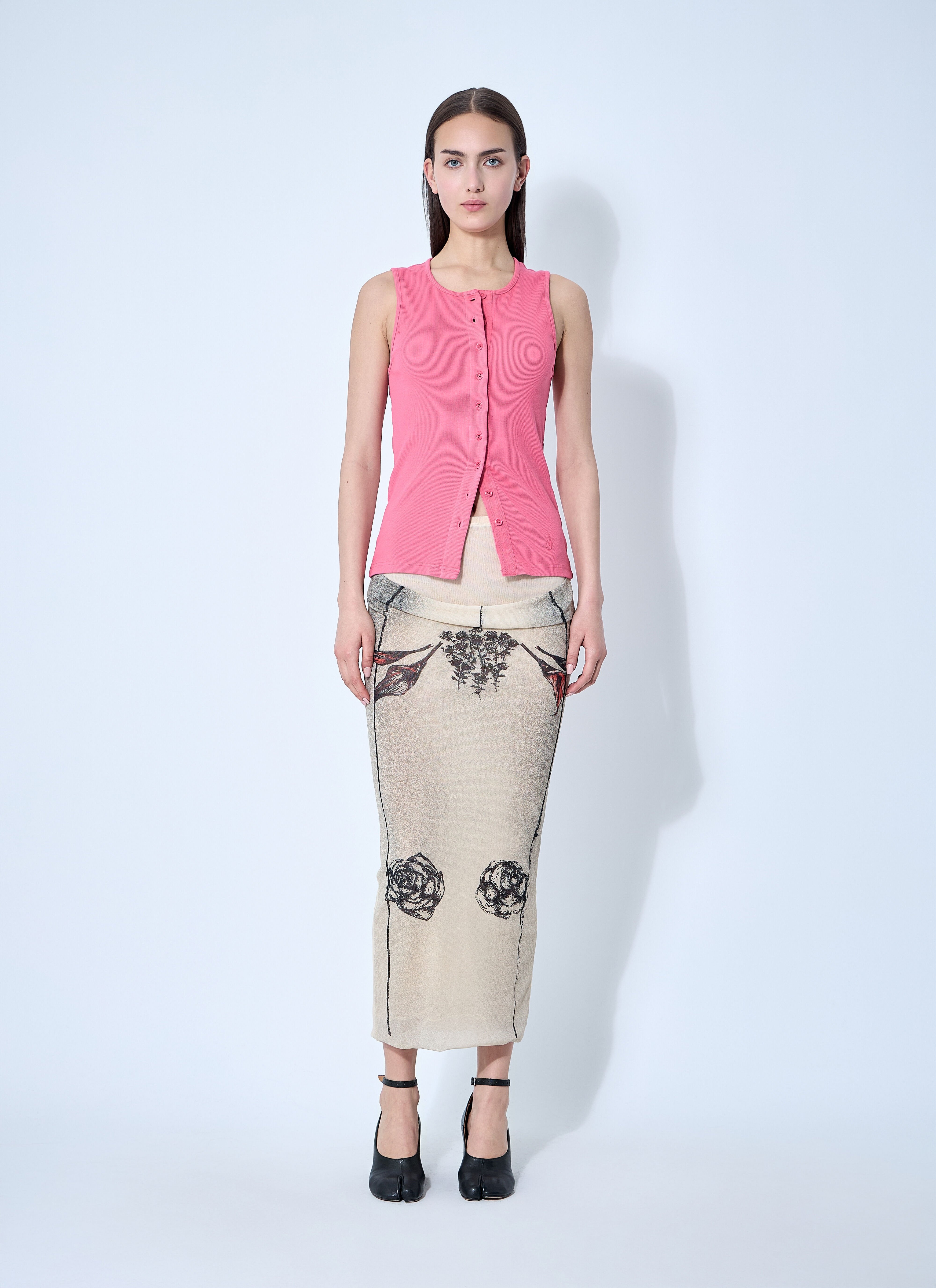 Double Layer Mesh Skirt - 2