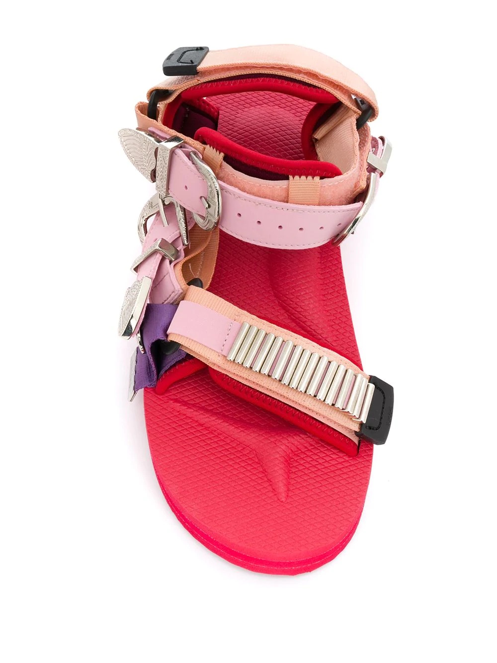 side buckle sandals - 4