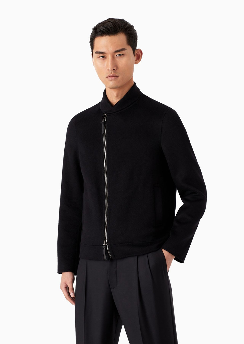 Icon cashmere Casentino wool blouson 2