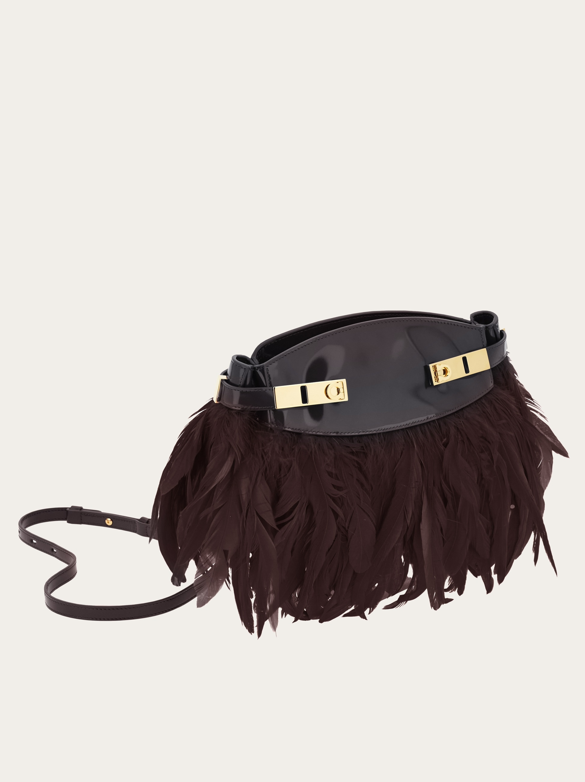 Hug soft crossbody bag with feathers (XS) - 7