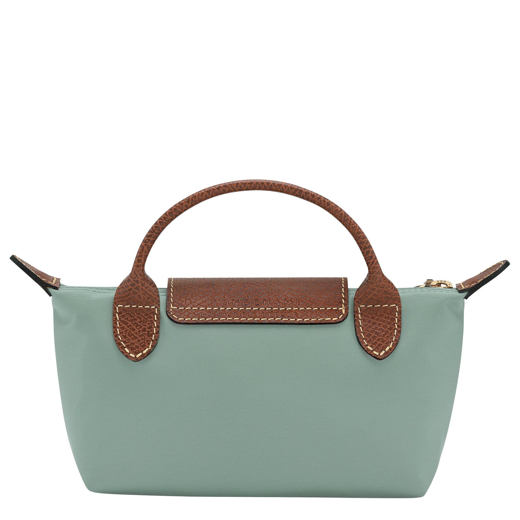 Le Pliage Original Pouch with handle Celadon - Recycled canvas - 4
