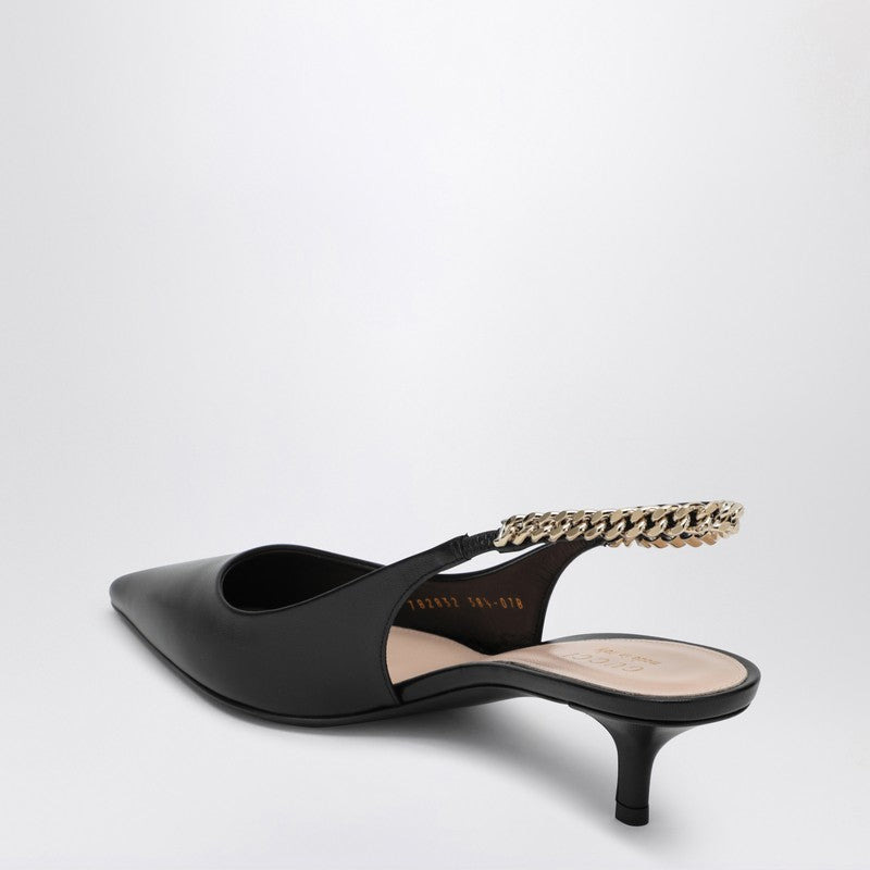 Gucci Signorina Pumps In Black Leather Women - 2