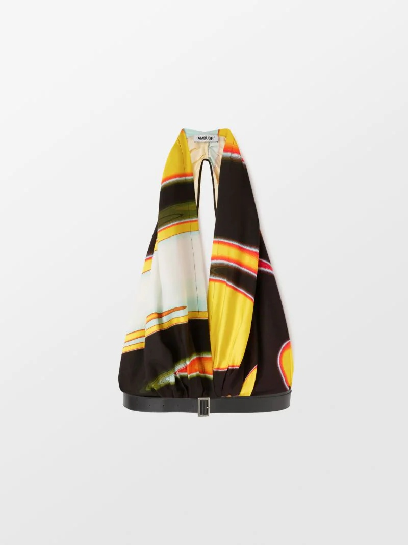 PRINTED BELTED TOP - 1
