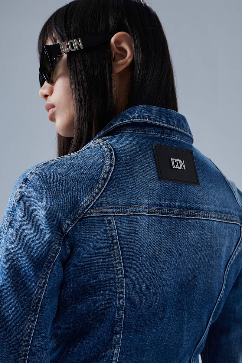 ICON MEDIUM WASH DENIM JACKET - 4