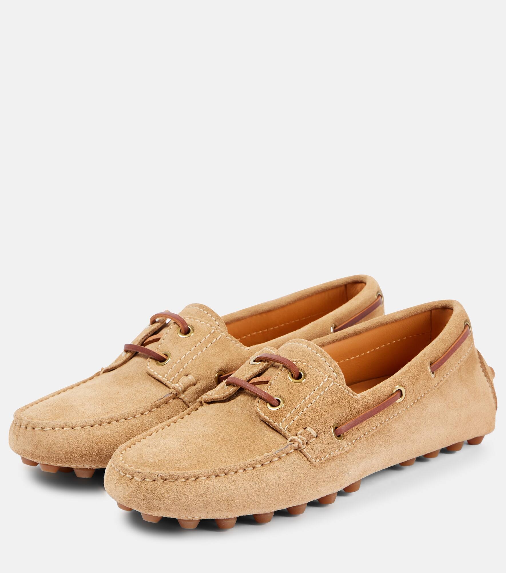 Gommino Bubble suede boat shoes - 4