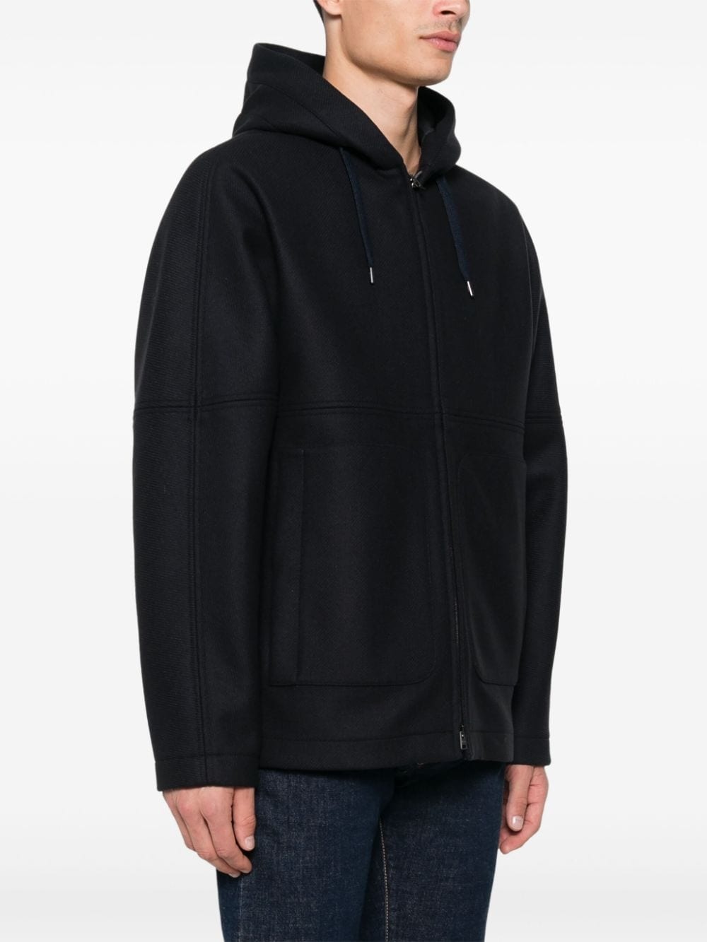 twill hooded jacket - 3