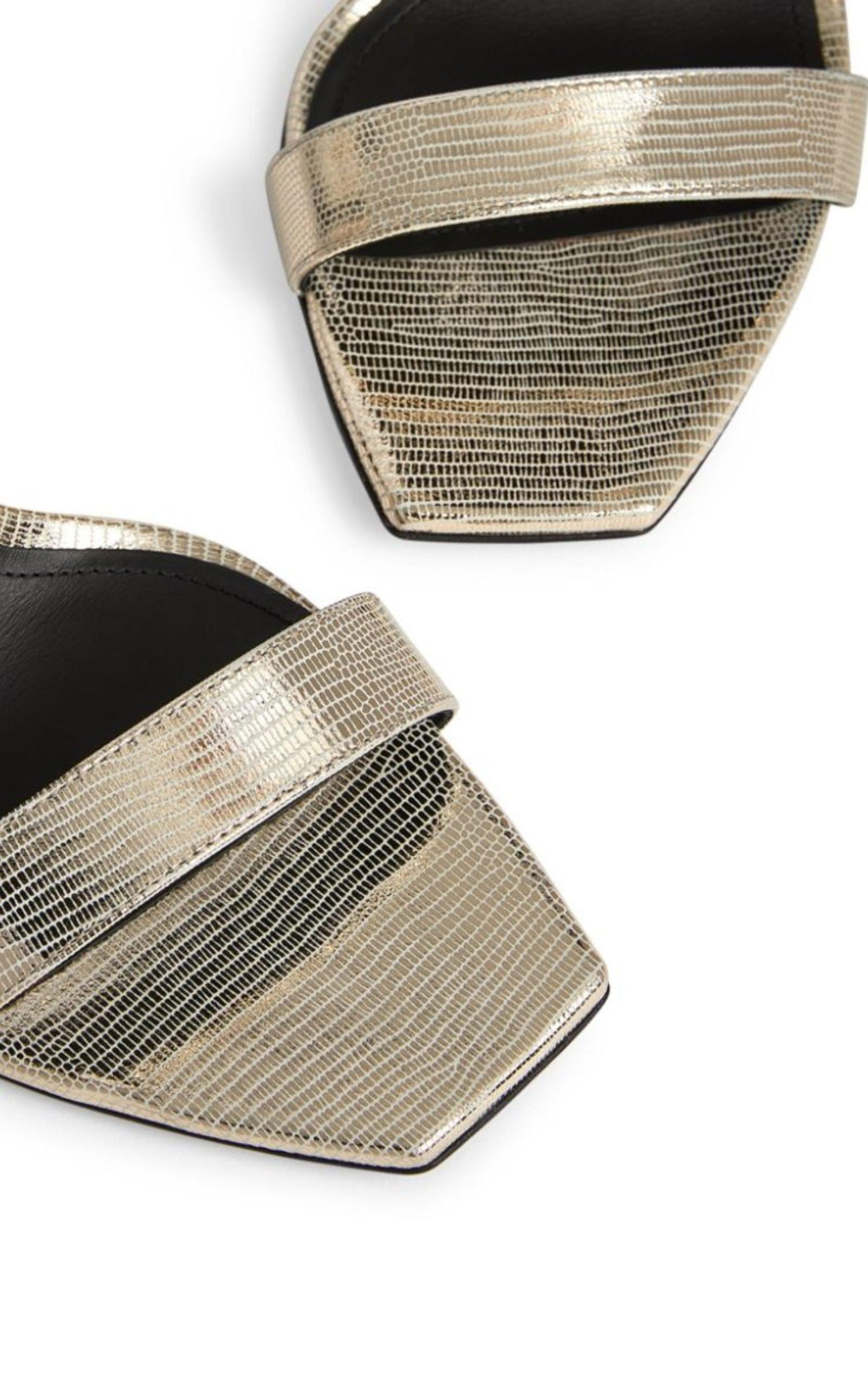 Reptile-effect Uma Sandals - 6
