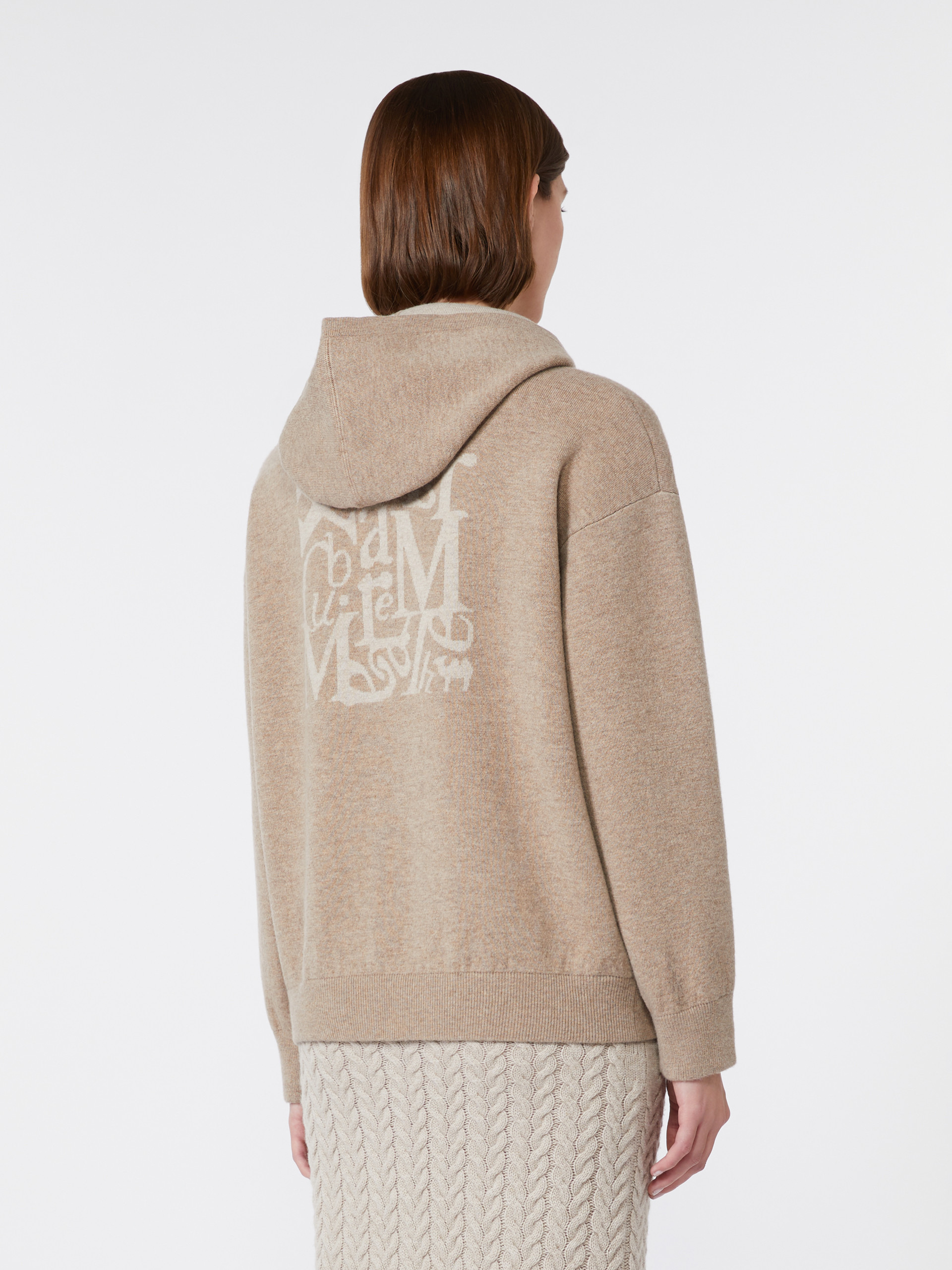 KURT Wool and cashmere hooded cardigan - 4