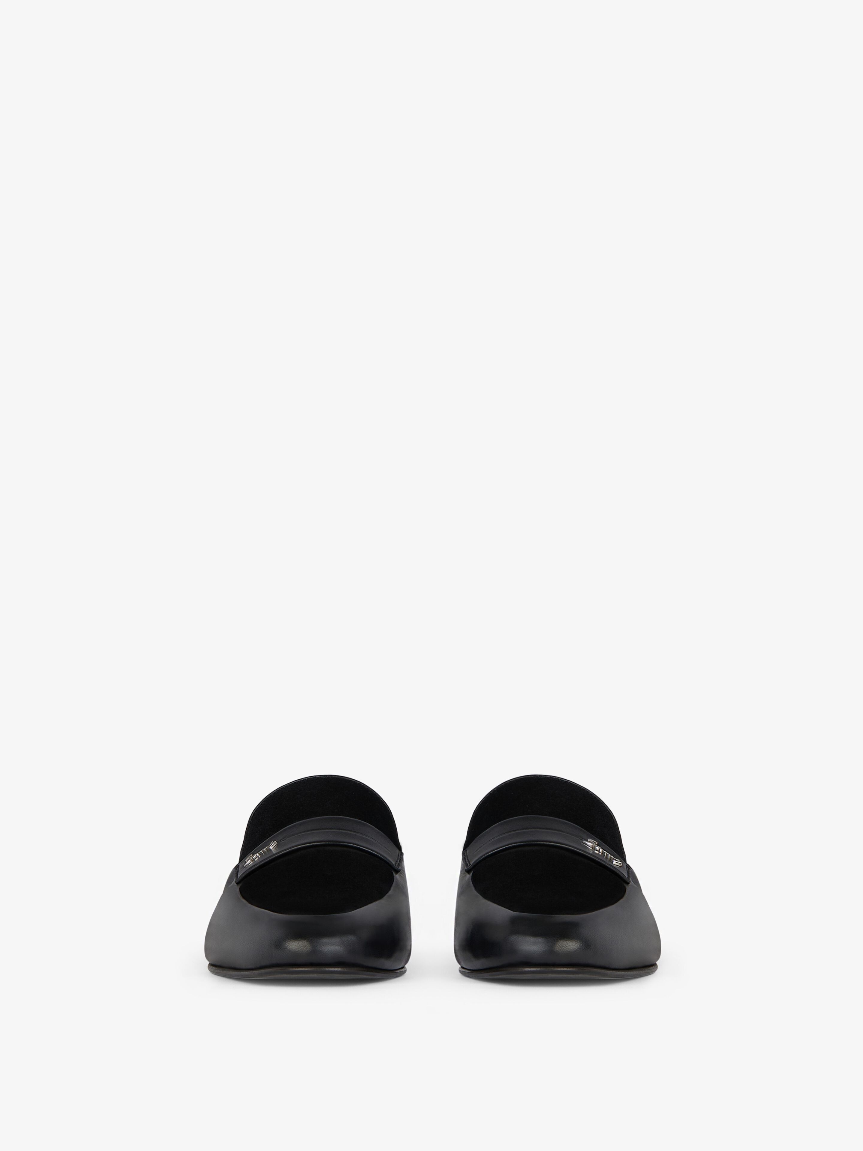 FLAT MULES IN LEATHER AND SUEDE - 2