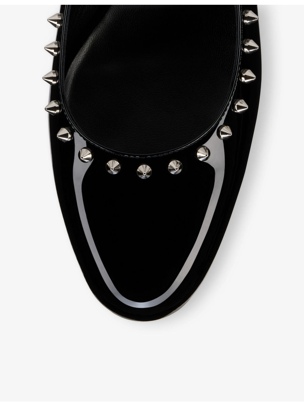 Janispikes 55 Patent-Leather Heeled Courts - 3