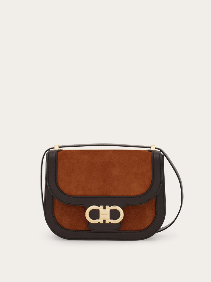 Double Gancini crossbody bag (XS) 1