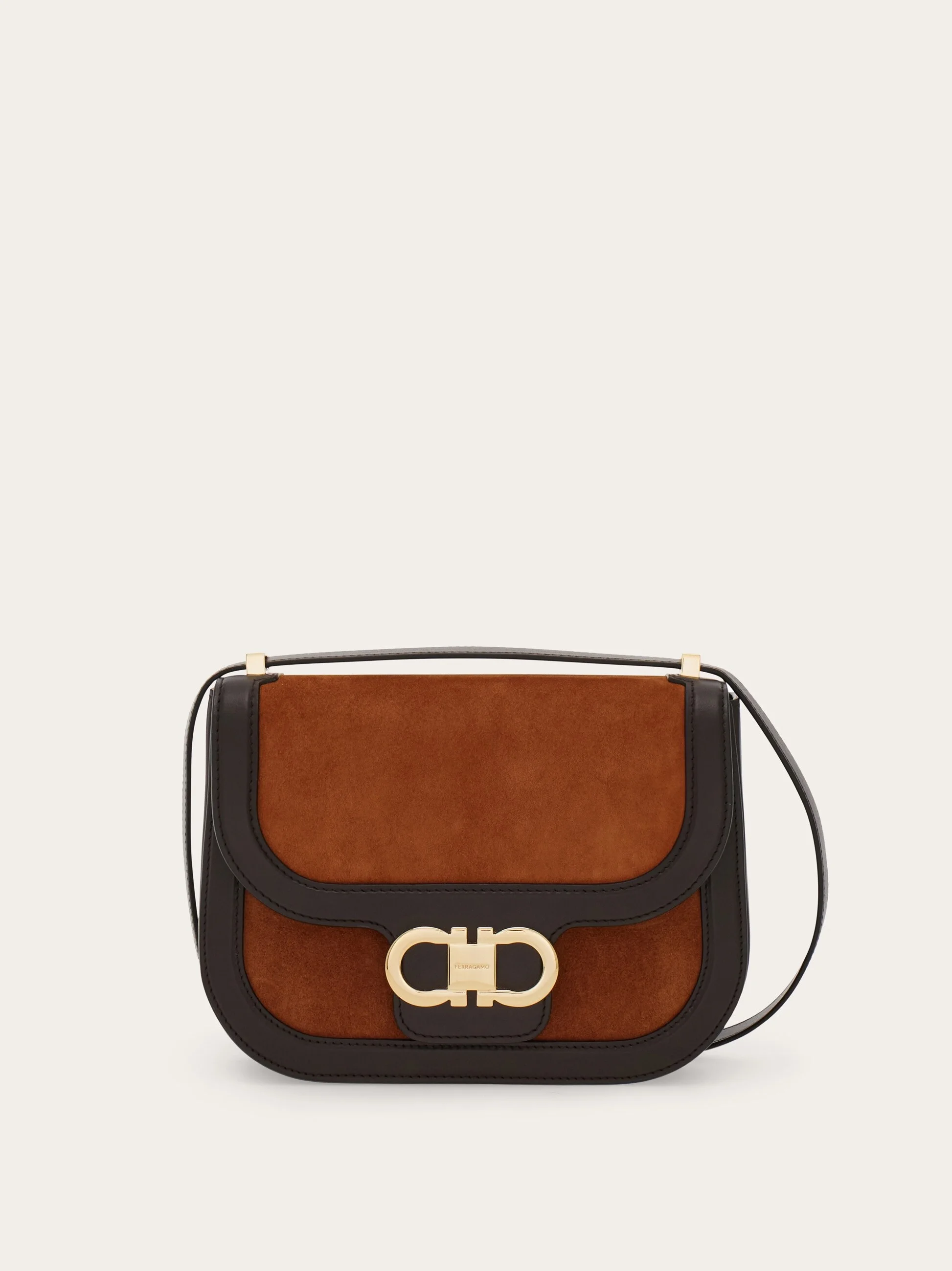 Double Gancini crossbody bag (XS) - 1