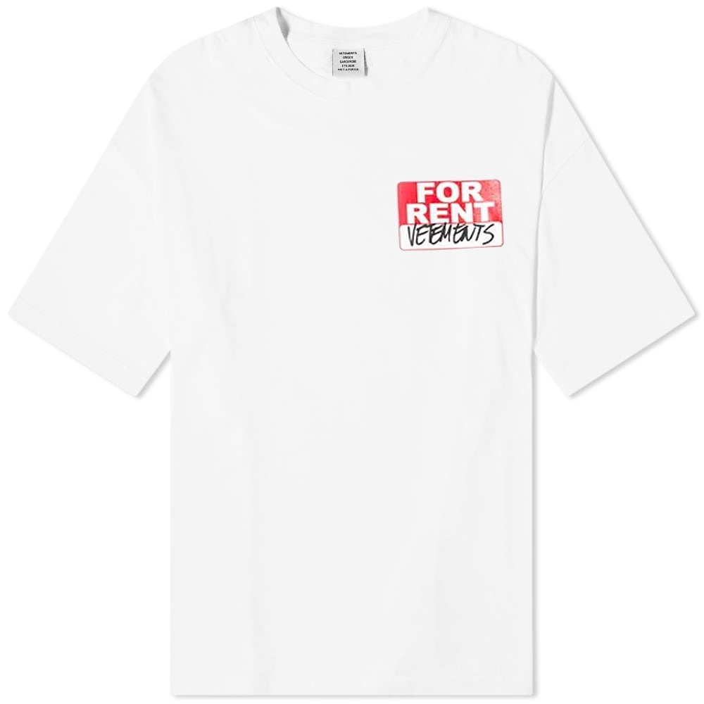 VETEMENTS For Rent Tee - 1