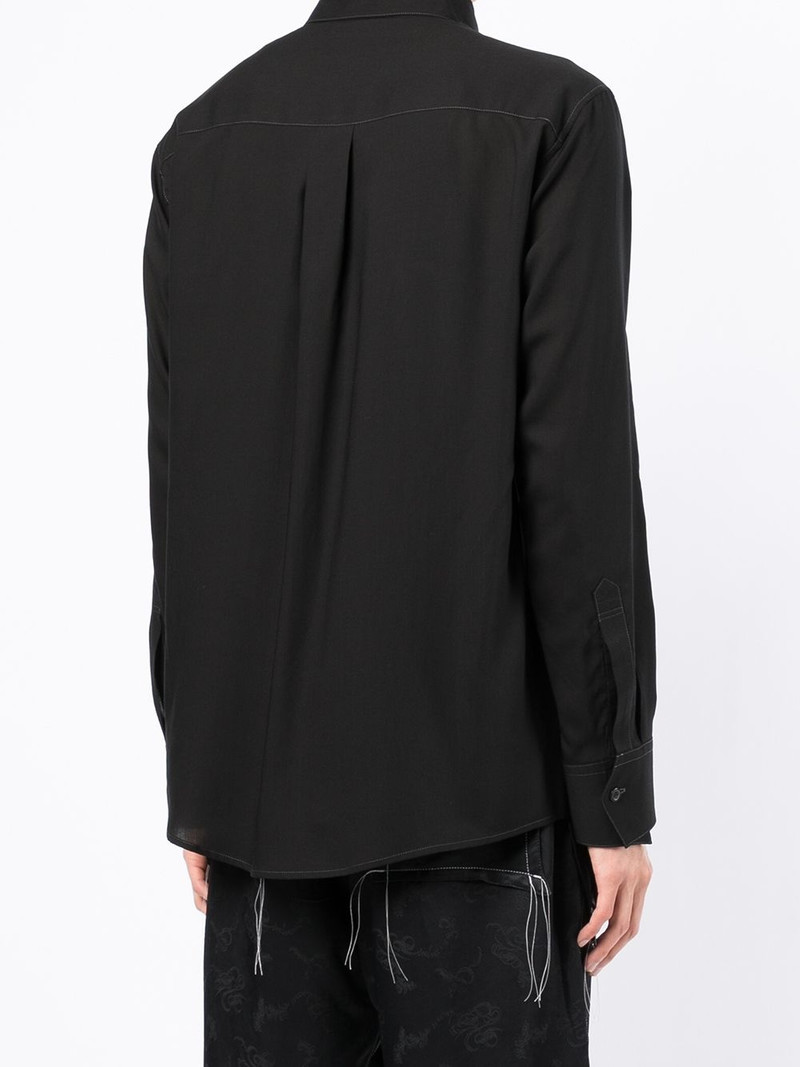 contrast-stitch long-sleeve shirt 4