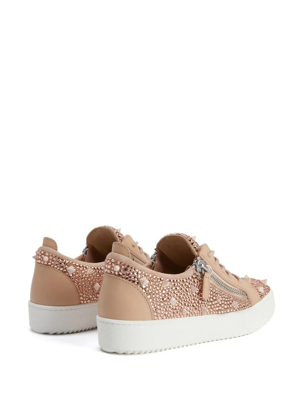 Gail stud-embellished sneakers - 3