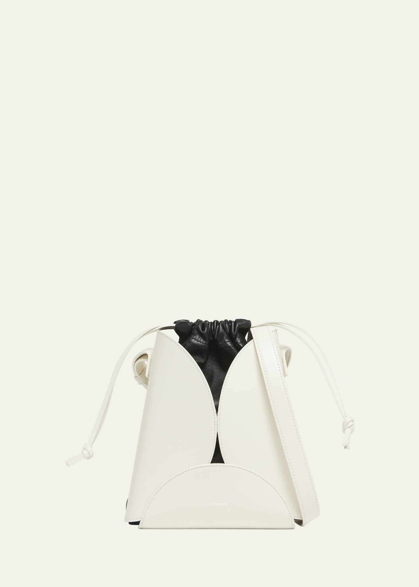 Ellipse Drawstring Calfskin Crossbody Bag - 1